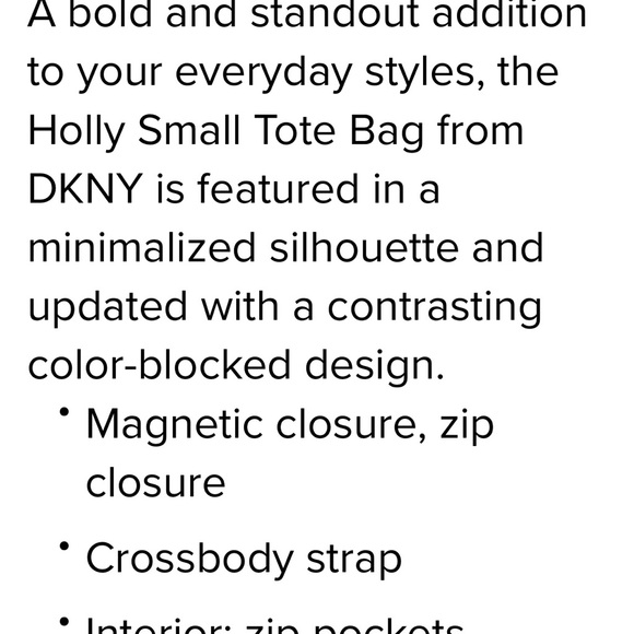 DKNY Women's Tan and White Tote Bag - Picture 5 of 10